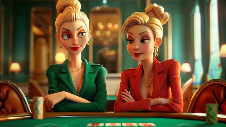 Antarmuka permainan Texas Hold'em Bonus di platform olxwin88 dengan dealer live